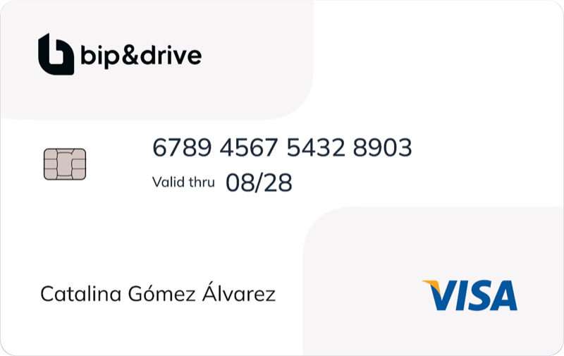 Tarjeta corporativa blanca