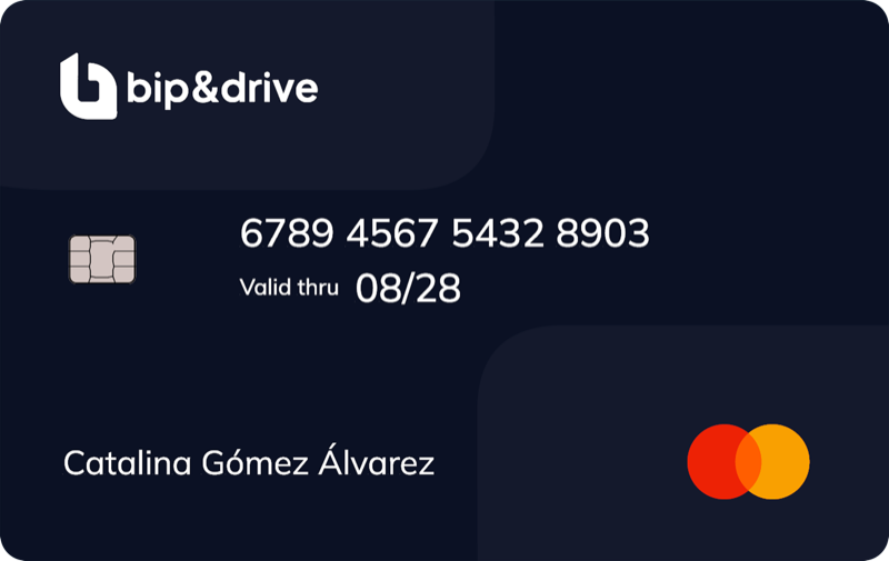 Tarjeta corporativa navy